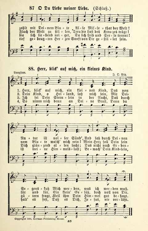 Glockenklänge: eine Liedersammlung für Sonntagschulen und Jugendvereine page 83