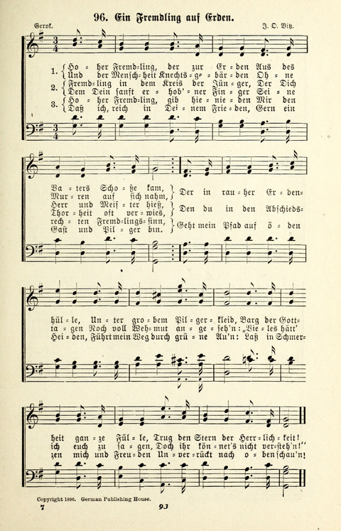 Glockenklänge: eine Liedersammlung für Sonntagschulen und Jugendvereine page 91
