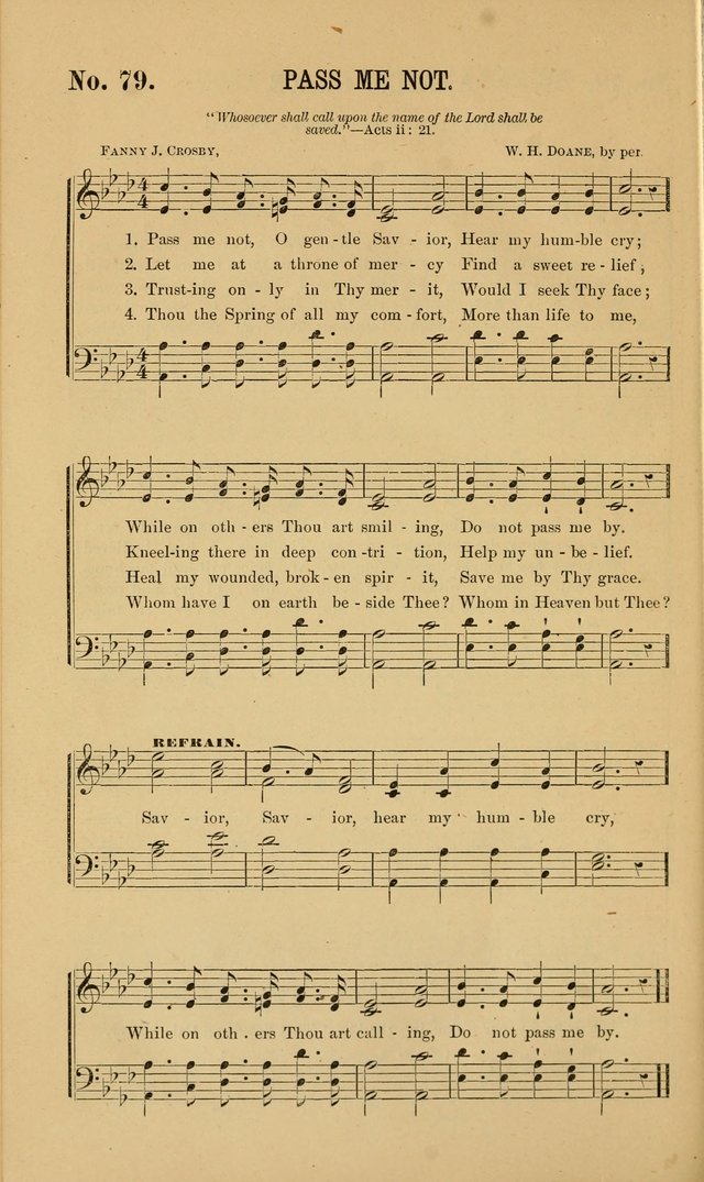 Gospel Music : A Choice Collection of Hymns and Melodies New and Old for Gospel, Revival, Prayer and Social Meetings, Family Worship, etc.  page 74