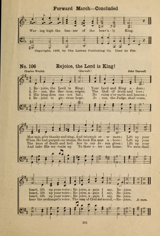 Gospel Melodies: A Collection of Choice Gospel Songs and Hymsn page 101