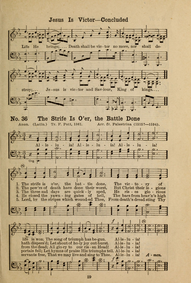 Gospel Melodies: A Collection of Choice Gospel Songs and Hymsn page 29