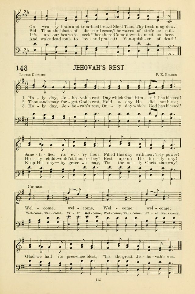 Gospel Melodies and Evangelistic Hymns page 113