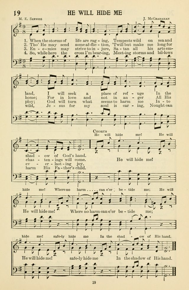 Gospel Melodies and Evangelistic Hymns page 19