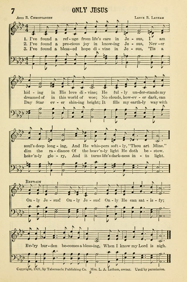 Gospel Melodies and Evangelistic Hymns page 9