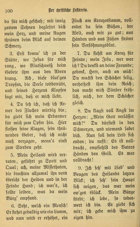 Gesangbuch in Mennoniten-Gemeinden in Kirche und Haus (4th ed.) page 100