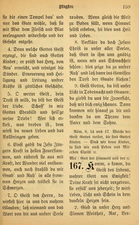 Gesangbuch in Mennoniten-Gemeinden in Kirche und Haus (4th ed.) page 159