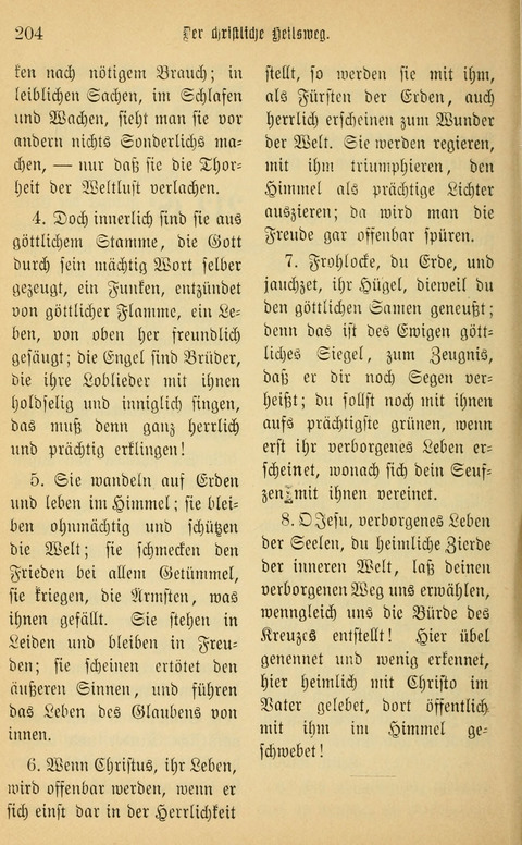 Gesangbuch in Mennoniten-Gemeinden in Kirche und Haus (4th ed.) page 204