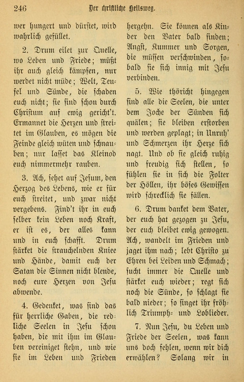 Gesangbuch in Mennoniten-Gemeinden in Kirche und Haus (4th ed.) page 246