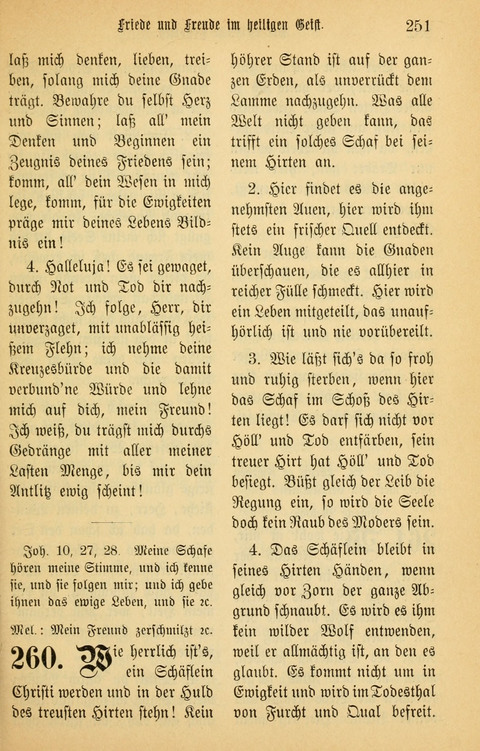 Gesangbuch in Mennoniten-Gemeinden in Kirche und Haus (4th ed.) page 251