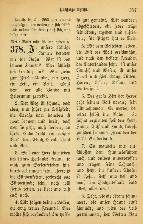 Gesangbuch in Mennoniten-Gemeinden in Kirche und Haus (4th ed.) page 357