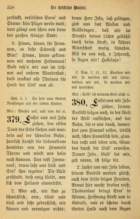 Gesangbuch in Mennoniten-Gemeinden in Kirche und Haus (4th ed.) page 358