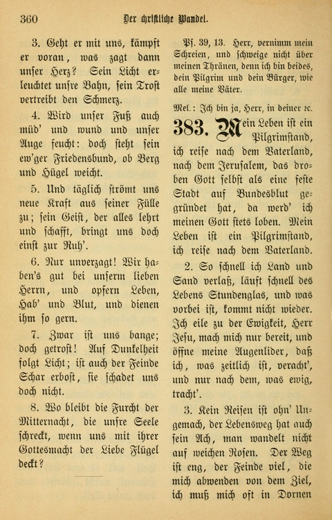 Gesangbuch in Mennoniten-Gemeinden in Kirche und Haus (4th ed.) page 360