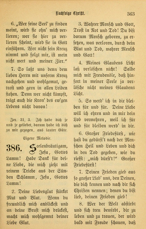 Gesangbuch in Mennoniten-Gemeinden in Kirche und Haus (4th ed.) page 363