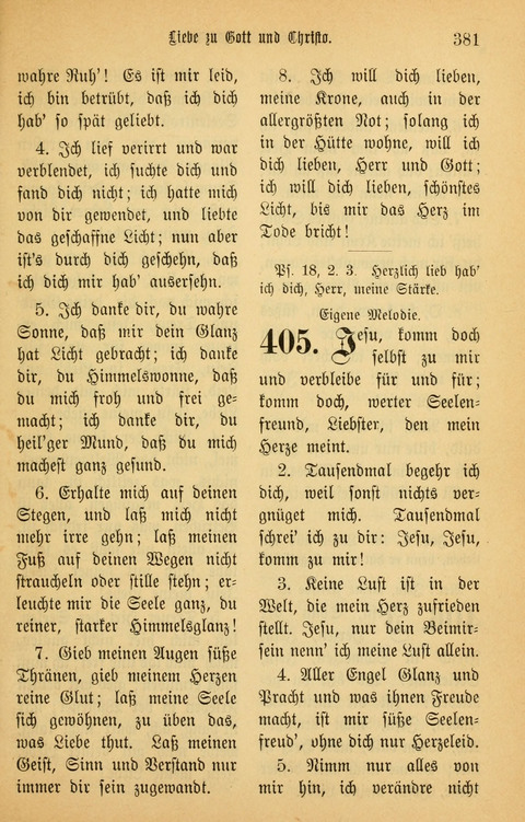 Gesangbuch in Mennoniten-Gemeinden in Kirche und Haus (4th ed.) page 381