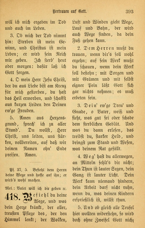 Gesangbuch in Mennoniten-Gemeinden in Kirche und Haus (4th ed.) page 393