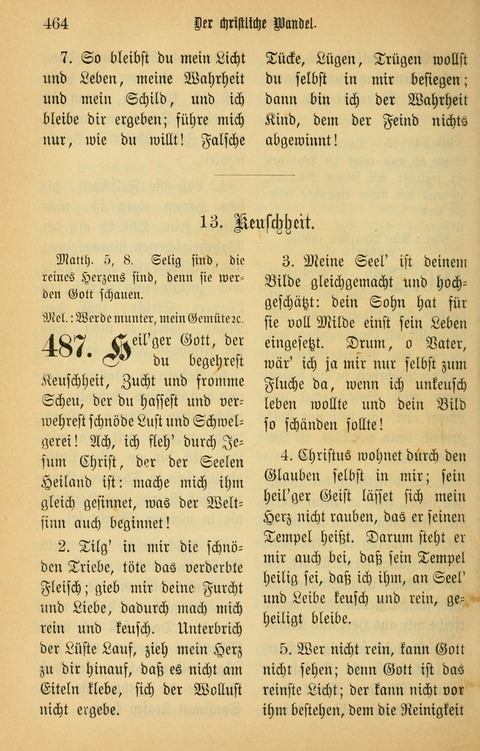 Gesangbuch in Mennoniten-Gemeinden in Kirche und Haus (4th ed.) page 464