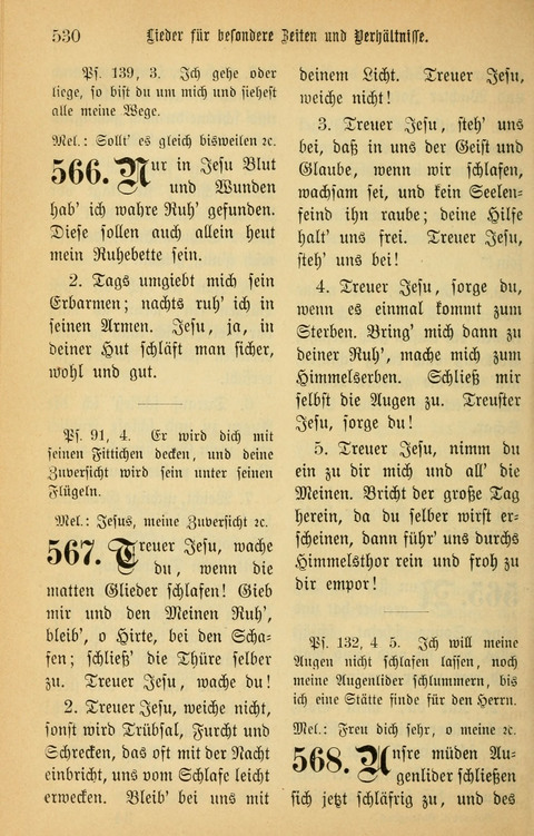 Gesangbuch in Mennoniten-Gemeinden in Kirche und Haus (4th ed.) page 530