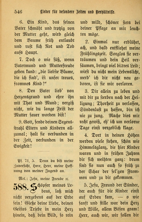 Gesangbuch in Mennoniten-Gemeinden in Kirche und Haus (4th ed.) page 546