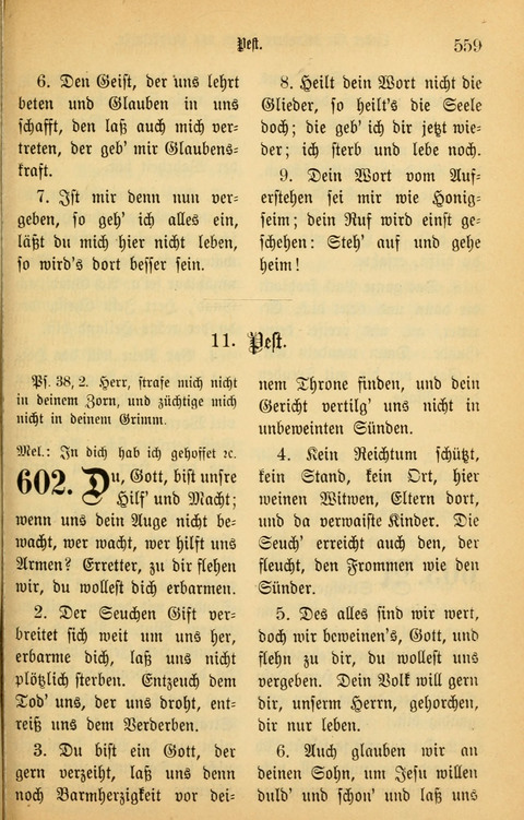 Gesangbuch in Mennoniten-Gemeinden in Kirche und Haus (4th ed.) page 559