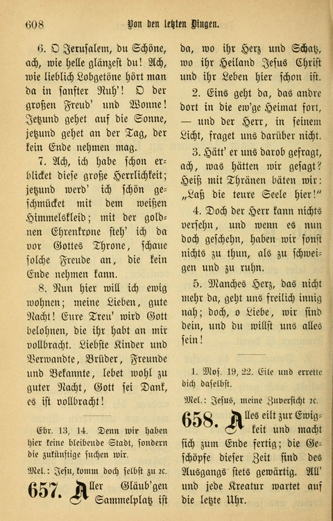 Gesangbuch in Mennoniten-Gemeinden in Kirche und Haus (4th ed.) page 608