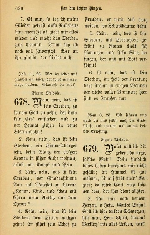 Gesangbuch in Mennoniten-Gemeinden in Kirche und Haus (4th ed.) page 626