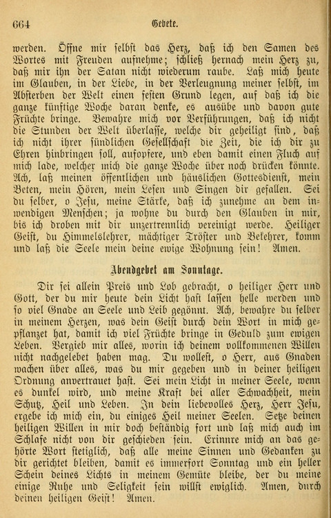 Gesangbuch in Mennoniten-Gemeinden in Kirche und Haus (4th ed.) page 664