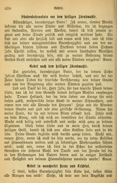 Gesangbuch in Mennoniten-Gemeinden in Kirche und Haus (4th ed.) page 670