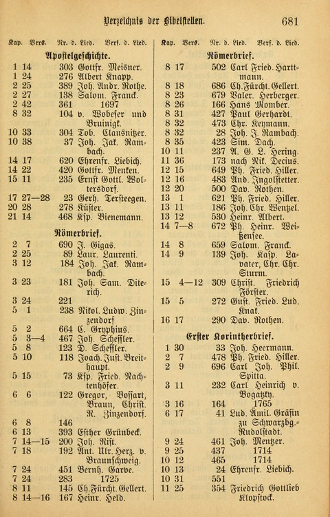 Gesangbuch in Mennoniten-Gemeinden in Kirche und Haus page 681 ...