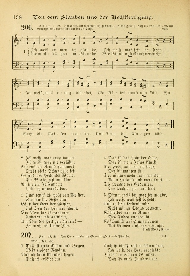Gesangbuch mit Noten: herausgegeben von der Allgemeinen Conferenz der Mennoniten von Nord-Amerika (3rd. Aufl.) page 138