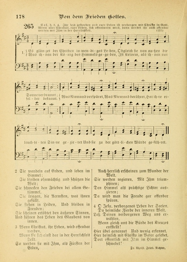 Gesangbuch mit Noten: herausgegeben von der Allgemeinen Conferenz der Mennoniten von Nord-Amerika (3rd. Aufl.) page 178