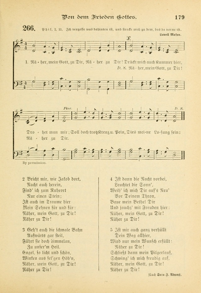Gesangbuch mit Noten: herausgegeben von der Allgemeinen Conferenz der Mennoniten von Nord-Amerika (3rd. Aufl.) page 179