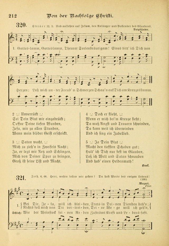 Gesangbuch mit Noten: herausgegeben von der Allgemeinen Conferenz der Mennoniten von Nord-Amerika (3rd. Aufl.) page 212
