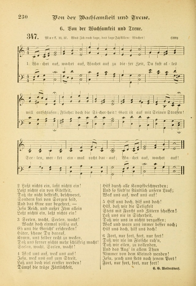 Gesangbuch mit Noten: herausgegeben von der Allgemeinen Conferenz der Mennoniten von Nord-Amerika (3rd. Aufl.) page 230