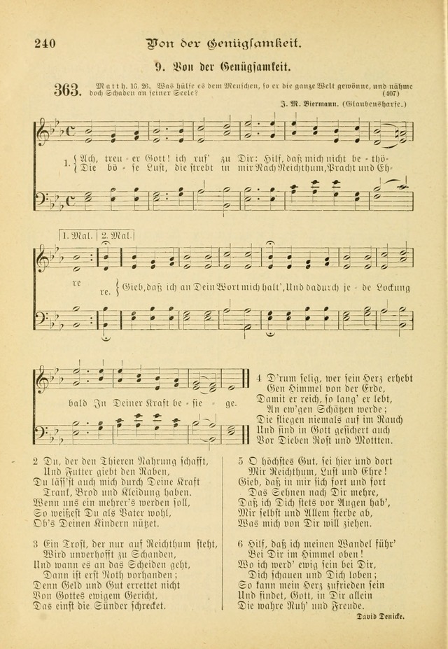 Gesangbuch mit Noten: herausgegeben von der Allgemeinen Conferenz der Mennoniten von Nord-Amerika (3rd. Aufl.) page 240