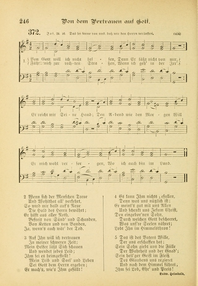 Gesangbuch mit Noten: herausgegeben von der Allgemeinen Conferenz der Mennoniten von Nord-Amerika (3rd. Aufl.) page 246
