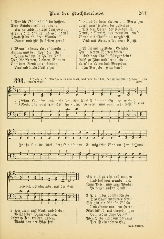 Gesangbuch mit Noten: herausgegeben von der Allgemeinen Conferenz der Mennoniten von Nord-Amerika (3rd. Aufl.) page 261