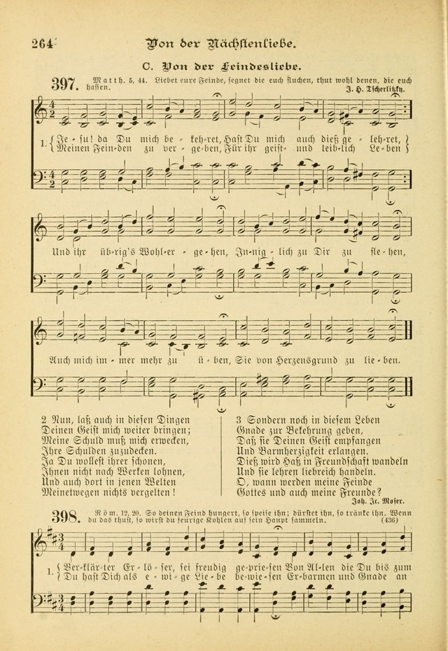 Gesangbuch mit Noten: herausgegeben von der Allgemeinen Conferenz der Mennoniten von Nord-Amerika (3rd. Aufl.) page 264