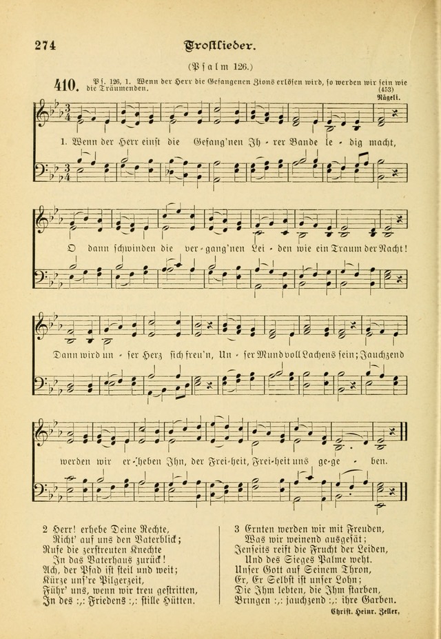 Gesangbuch mit Noten: herausgegeben von der Allgemeinen Conferenz der Mennoniten von Nord-Amerika (3rd. Aufl.) page 274