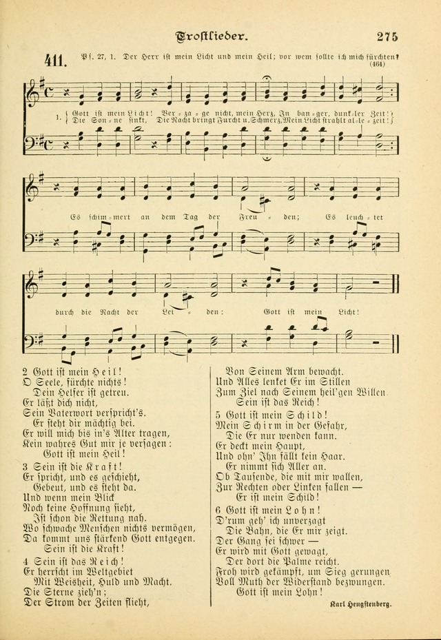 Gesangbuch mit Noten: herausgegeben von der Allgemeinen Conferenz der Mennoniten von Nord-Amerika (3rd. Aufl.) page 275