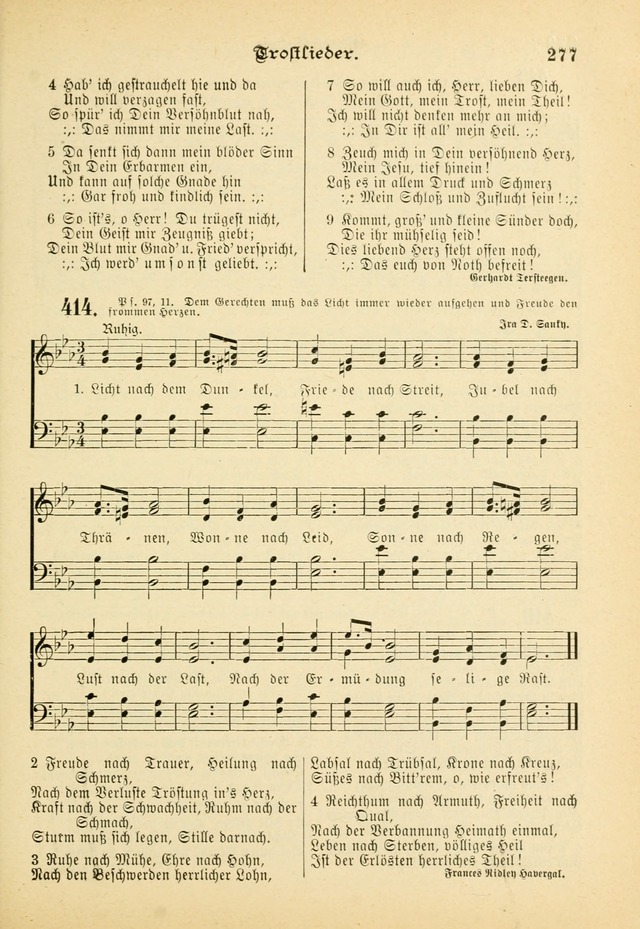 Gesangbuch mit Noten: herausgegeben von der Allgemeinen Conferenz der Mennoniten von Nord-Amerika (3rd. Aufl.) page 277