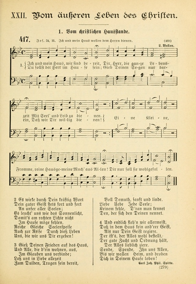 Gesangbuch mit Noten: herausgegeben von der Allgemeinen Conferenz der Mennoniten von Nord-Amerika (3rd. Aufl.) page 279