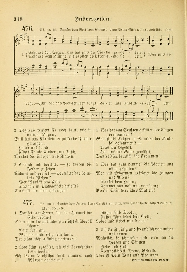 Gesangbuch mit Noten: herausgegeben von der Allgemeinen Conferenz der Mennoniten von Nord-Amerika (3rd. Aufl.) page 318