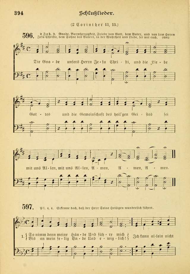 Gesangbuch mit Noten: herausgegeben von der Allgemeinen Conferenz der Mennoniten von Nord-Amerika (3rd. Aufl.) page 394