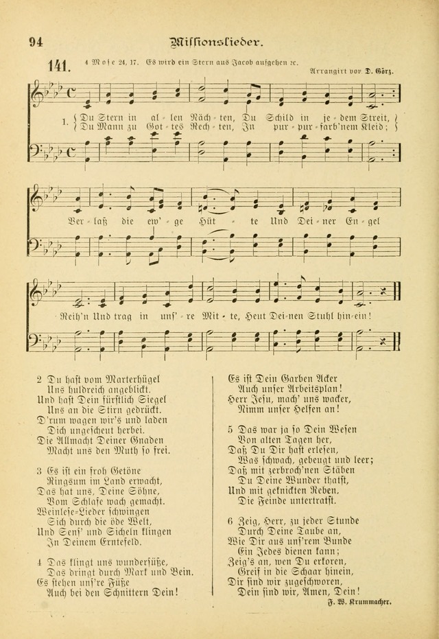 Gesangbuch mit Noten: herausgegeben von der Allgemeinen Conferenz der Mennoniten von Nord-Amerika (3rd. Aufl.) page 94