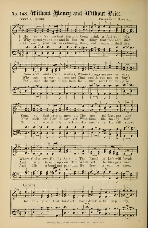 Gospel Melodies New and Old: For use in the Universalist Church page 132