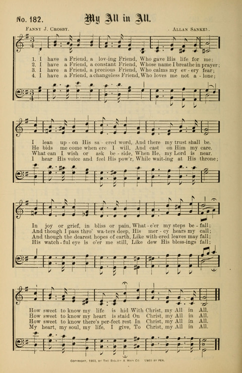 Gospel Melodies New and Old: For use in the Universalist Church page 166