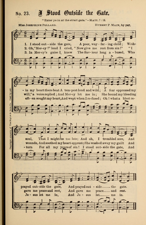Gospel Melodies New and Old: For use in the Universalist Church page 23