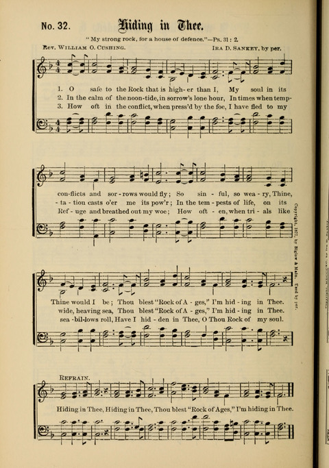 Gospel Melodies New and Old: For use in the Universalist Church page 32