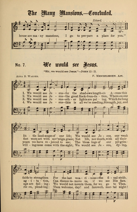 Gospel Melodies New and Old: For use in the Universalist Church page 7