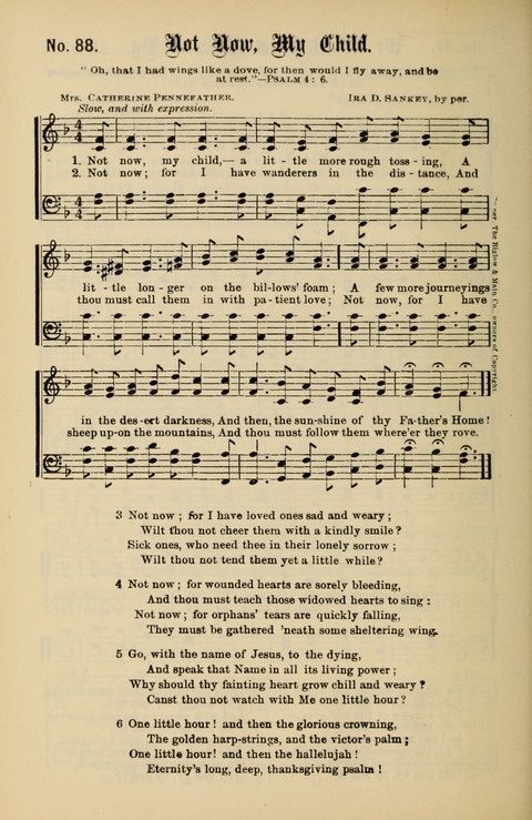 Gospel Melodies New and Old: For use in the Universalist Church page 88